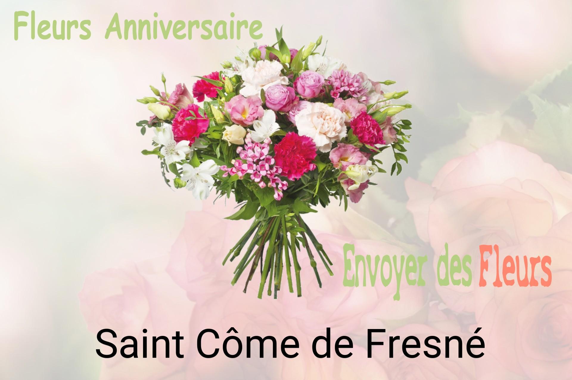 Bouquet de fleurs d’anniversaire livré à Saint-Côme-de-Fresné