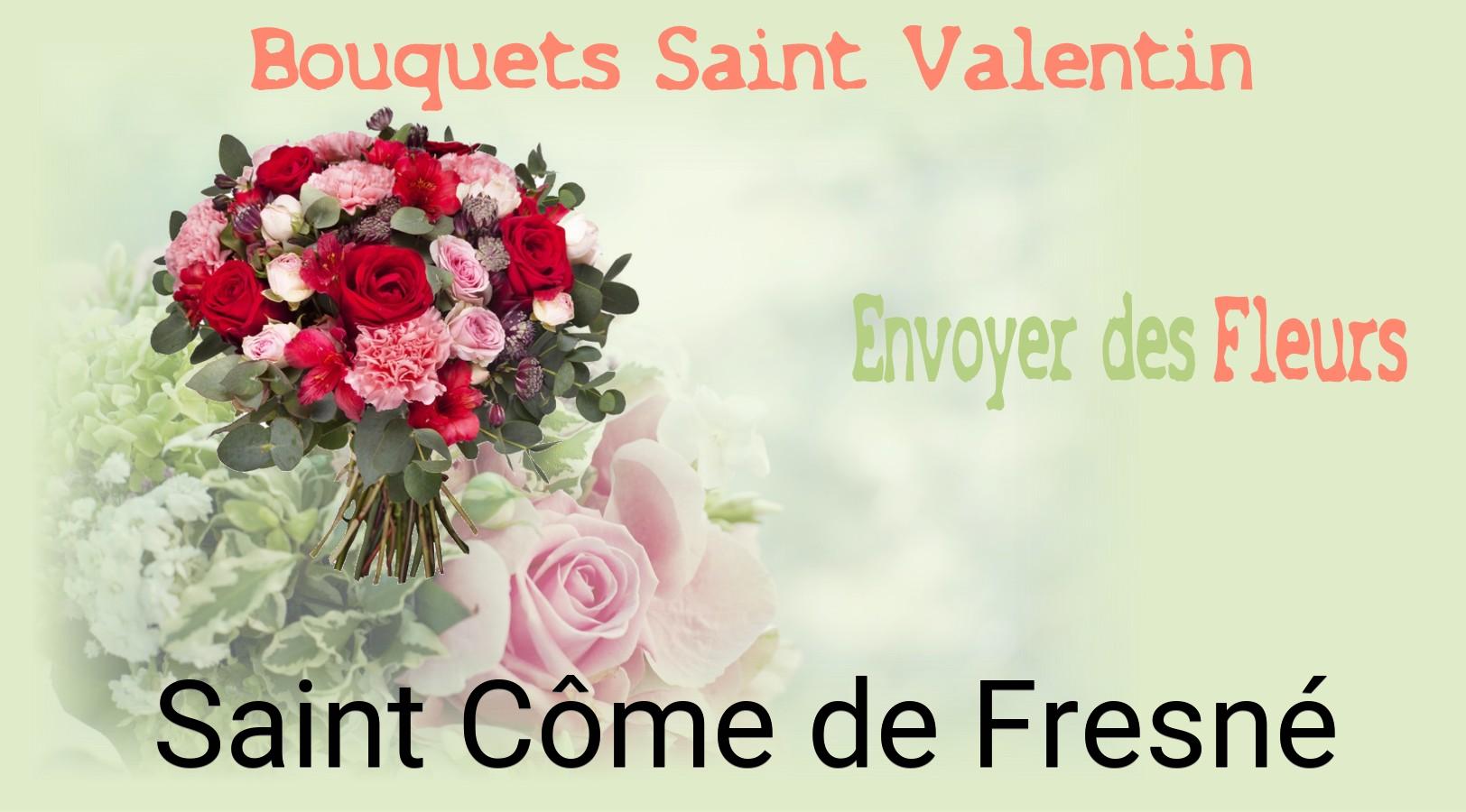 Roses de Saint-Valentin livrées à Saint-Côme-de-Fresné